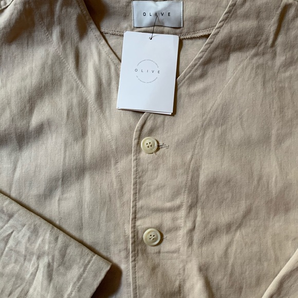 Olive Menswear Jacket - Picture 2 of 5